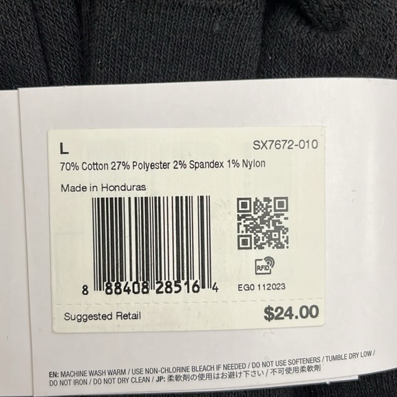 Nike Everyday Low Cotton Cushioned Socks 6 Pack - Picture 15 of 17